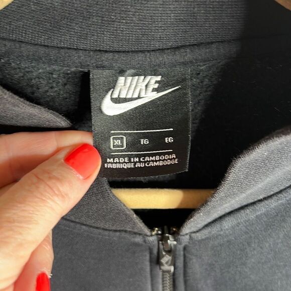 SWEATSHIRT NIKE SPORTSWEAR CLUB BOMBR JACKET BB Size XL - Picture 3 of 8